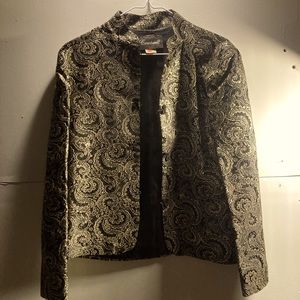 Vintage black and gold jacket